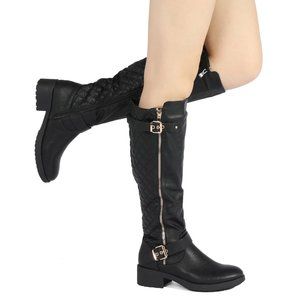 NWOT Black Boots - Dream Pairs - Sz 8.5